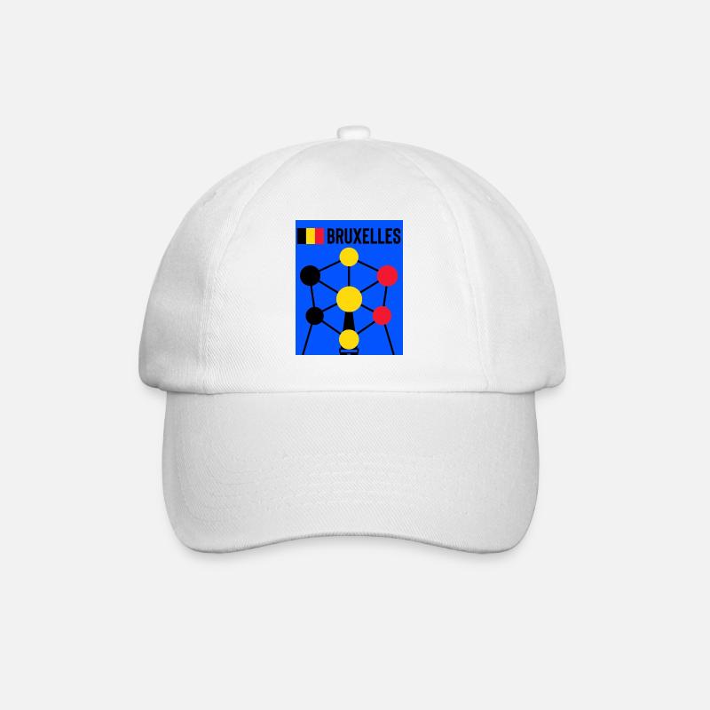 Bruxelles - Baseballkappe - Weiß/Weiß