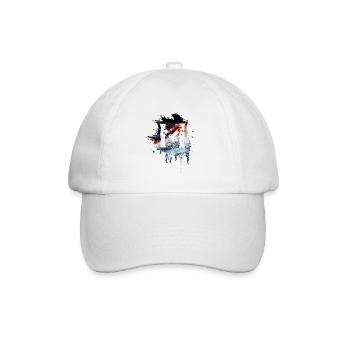 M - Baseballkappe - Weiß/Weiß - Vorne