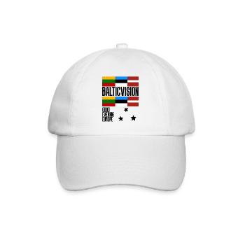 Eurovision Latvia Estonia Lithuania - Baseball Cap - white/white - Front