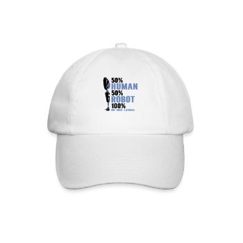 Beinprothesendesign und Beinprothesen - Baseballkappe - Weiß/Weiß - Vorne