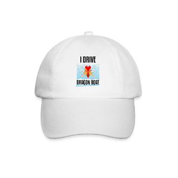 Dragon Boat Racing Design for Dragon Boating - Baseball Cap - white/white - Front