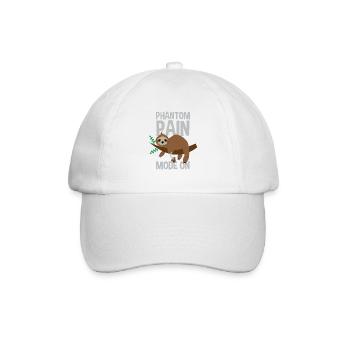 Artificial leg design for leg prostheses - Baseball Cap - white/white - Front