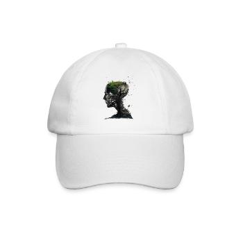 Organic Tree Head Gift - Baseball Cap - white/white - Front
