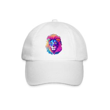 Lion - Baseball Cap - white/white - Front