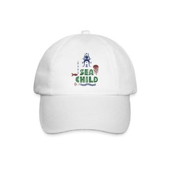 Design for divers - Baseball Cap - white/white - Front