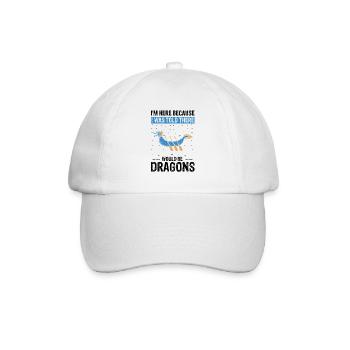 Dragon Boat Paddling for Dragon Boat Race Festival - Baseball Cap - white/white - Front
