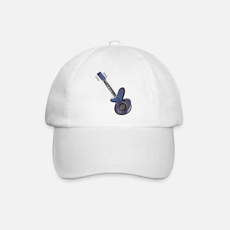 Guitare - Casquette classique - blanc/blanc