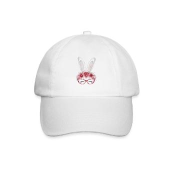 Mignonne lapine - Casquette classique - blanc/blanc - Devant