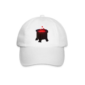 Secret Dark Gothic Witch Cauldron Red Elf T Shirt - Baseball Cap - white/white - Front