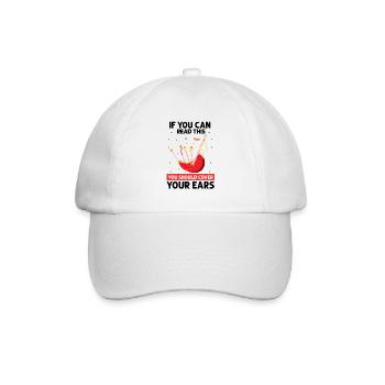 Citation de professeur de cornemuse et joueurs de cornemuse - Casquette classique - blanc/blanc - Devant