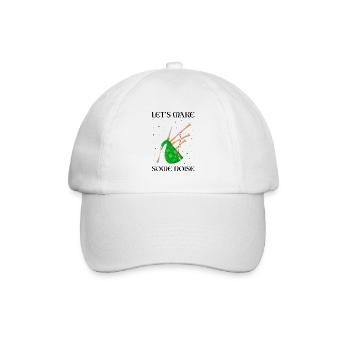 Citation de cornemuse pour les musiciens écossais et de cornemuse - Casquette classique - blanc/blanc - Devant