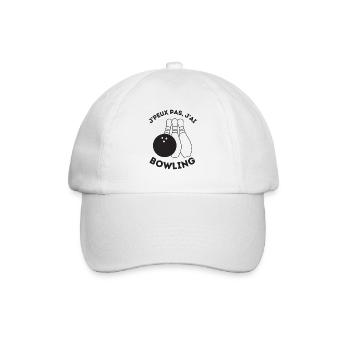 Bowling - Casquette classique - blanc/blanc - Devant