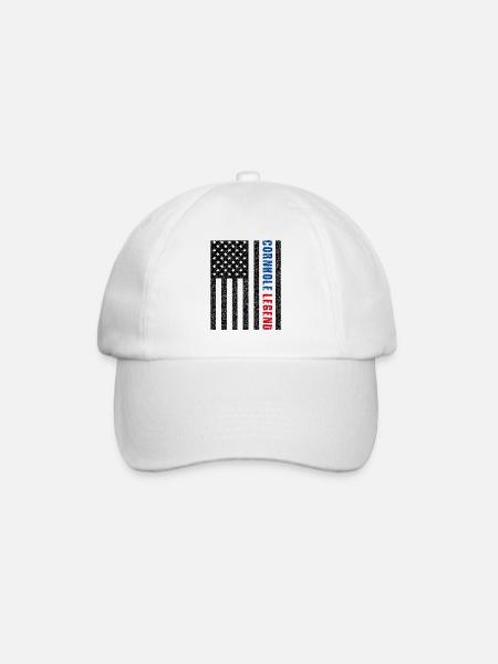 Cornhole Legend USA - Baseball Cap - white/white