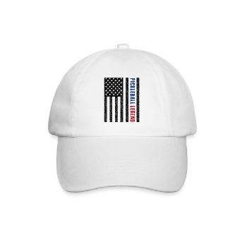 Légende du pickleball États-Unis - Casquette classique - blanc/blanc - Devant