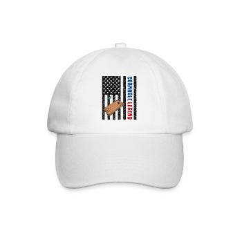 Cornhole Legend États-Unis - Casquette classique - blanc/blanc - Devant