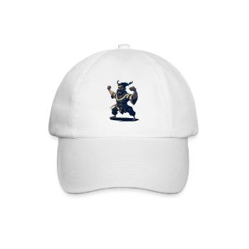 Jew Jitsu Hilarious Jiu Jitsu Pun Martial Arts - Baseballkappe - Weiß/Weiß - Vorne