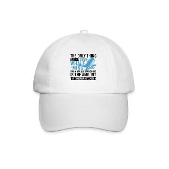 Orca Beobachtung für Buckelwale und Meerwale - Baseballkappe - Weiß/Weiß - Vorne