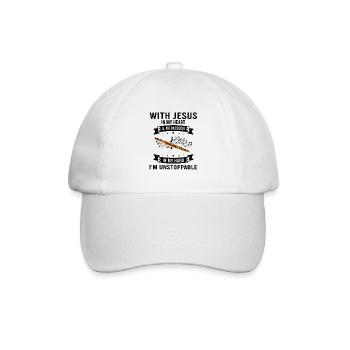 Fagottrohr für Fagottist und Fagottorchester - Baseballkappe - Weiß/Weiß - Vorne