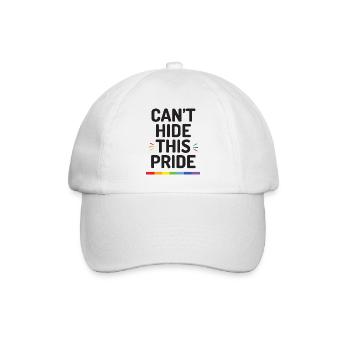 Pride Month - Ich kann diesen Stolz nicht verbergen - Baseballkappe - Weiß/Weiß - Vorne