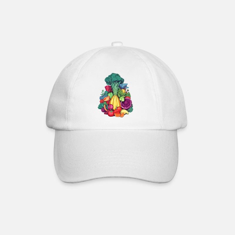 Fruits et légumes - Casquette classique - blanc/blanc