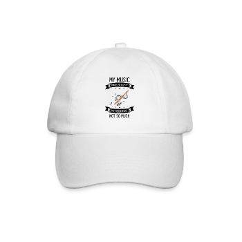 Basson pour basson anches et bassoniste - Casquette classique - blanc/blanc - Devant
