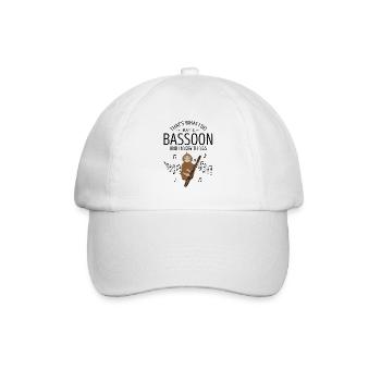 Basson pour basson anches et bassoniste - Casquette classique - blanc/blanc - Devant