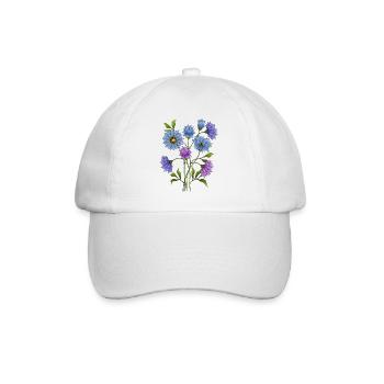 Fleur - Casquette classique - blanc/blanc - Devant