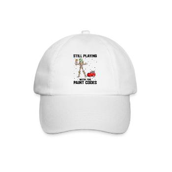 Dicton de carrossier pour les peintres automobiles - Casquette classique - blanc/blanc - Devant