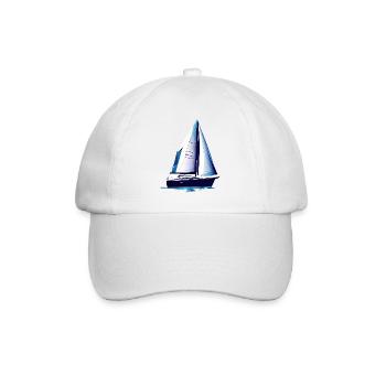 Sailor Sailing Sailing Sailing Ship Voilier Voilier - Casquette classique - blanc/blanc - Devant