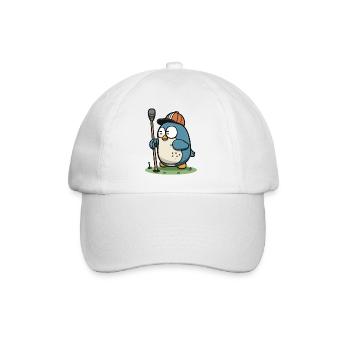 Golf Pro Pinguin - Baseballkappe - Weiß/Weiß - Vorne