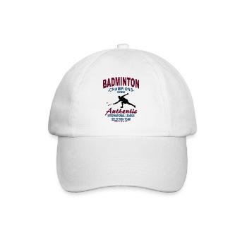 Badminton - Badminton player - Baseball Cap - white/white - Front