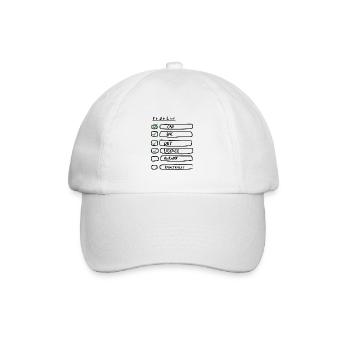 To Do List études - Casquette classique - blanc/blanc - Devant