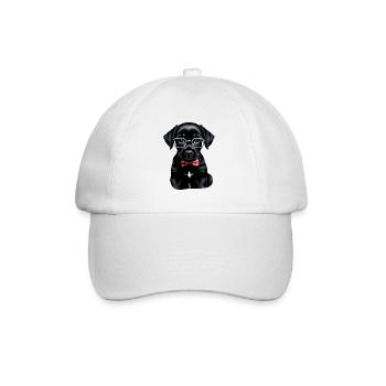 Dog - Baseball Cap - white/white - Front