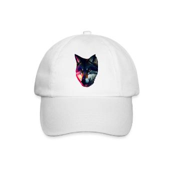 Wolf - Baseball Cap - white/white - Front