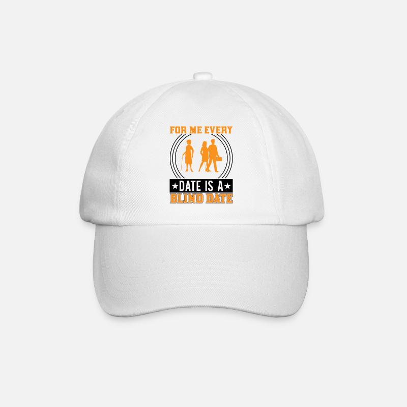 Conscience de cécité Aveugle par la loi - Casquette classique - blanc/blanc