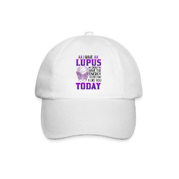 Lupus Awareness Month - Baseball Cap - white/white - Front