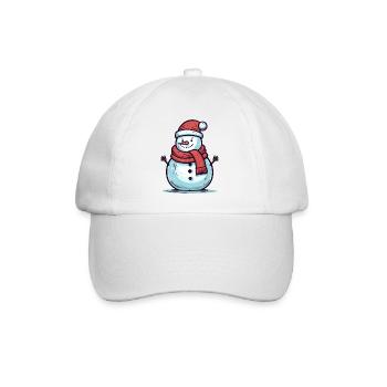 I'm the coolest snowman - Baseball Cap - white/white - Front