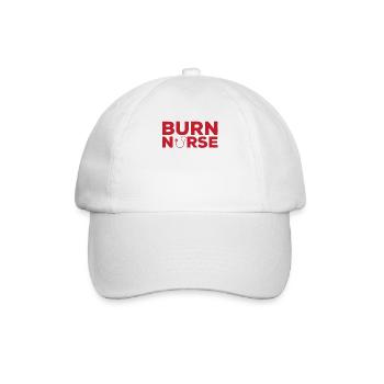 Conception des travailleurs chargés des soins aux brûlés - Casquette classique - blanc/blanc - Devant