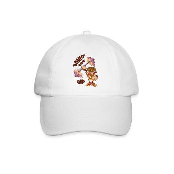Drôle de tasse à café haltères en haltères de beignets d’haltérophilie - Casquette classique - blanc/blanc - Devant