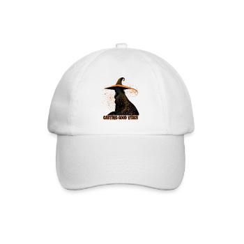 Witch Casting Vibes, Halloween - Baseball Cap - white/white - Front