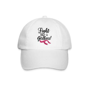 Battez-vous comme une girlboss ! - Casquette classique - blanc/blanc - Devant