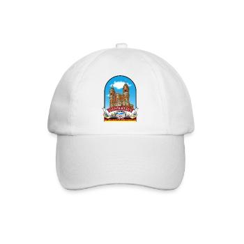 Lichtenfels Deutschland Bayern Vintage Design - Baseballkappe - Weiß/Weiß - Vorne