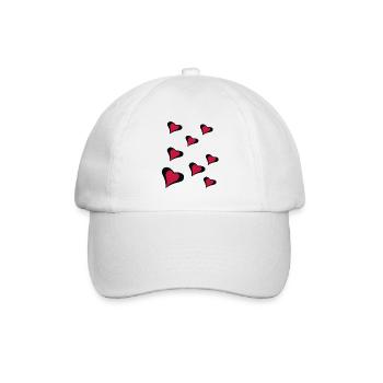 Idée cadeau sincère de la Saint-Valentin pour la Saint-Valentin - Casquette classique - blanc/blanc - Devant
