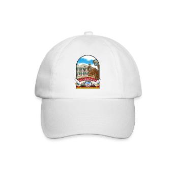 Schwabach Bayern Vintage Deutschland - Baseballkappe - Weiß/Weiß - Vorne