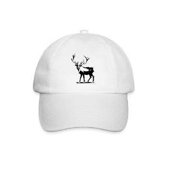 Un renne demande son chemin après Noël - Casquette classique - blanc/blanc - Devant