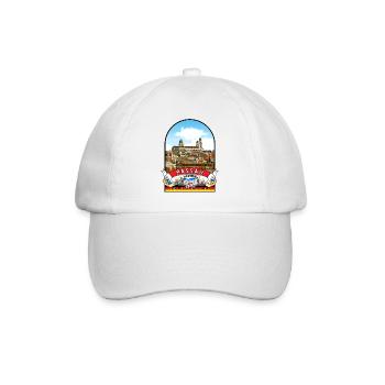 Deutschland Passau Bayern Vintage - Baseballkappe - Weiß/Weiß - Vorne