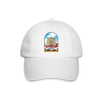 Deutschland Augsburg Bayern Vintage - Baseballkappe - Weiß/Weiß - Vorne