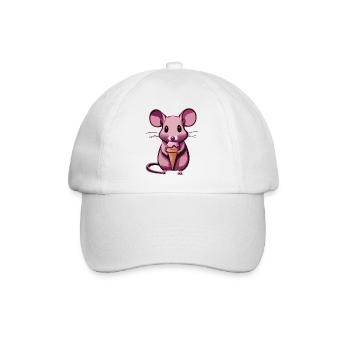 Souris - Casquette classique - blanc/blanc - Devant