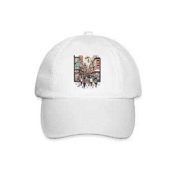 L’amoureux de la nature urbaine - Casquette classique - blanc/blanc - Devant