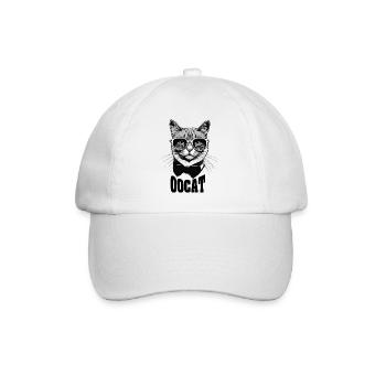 Chat - Casquette classique - blanc/blanc - Devant